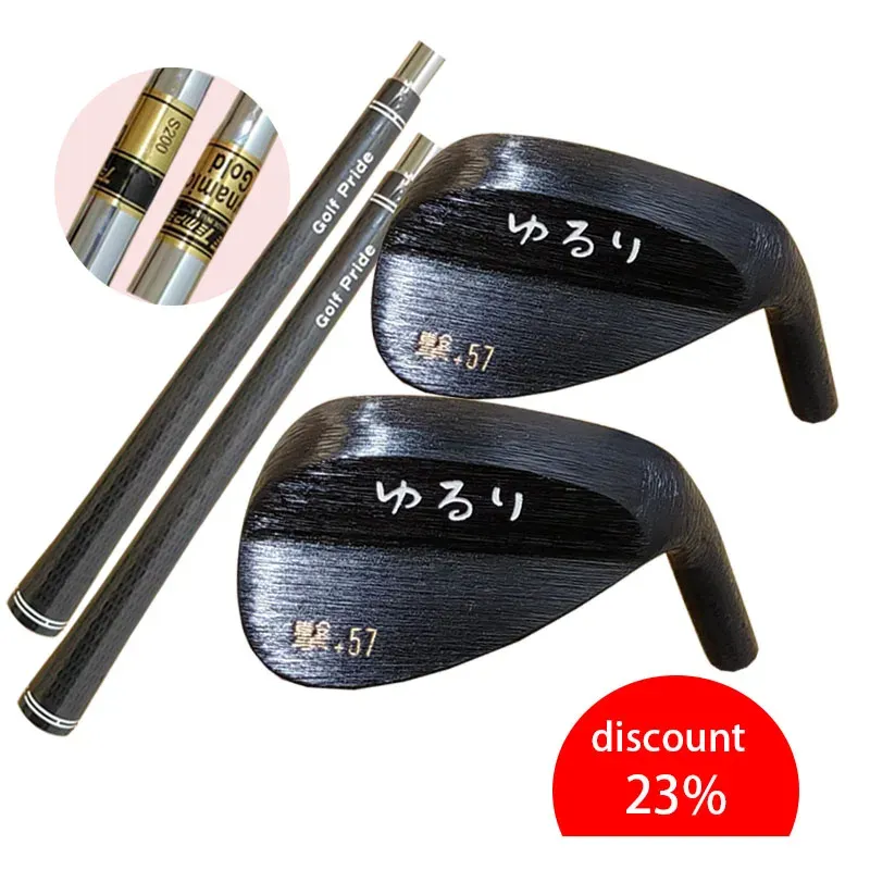 Clubs NIEUW Golf Wedges Golf Yururi Raw Gekku Forged 49 53 57 61 graden met stalen schacht Pitching Golfclubs Sand Wedges Yururi Wedge