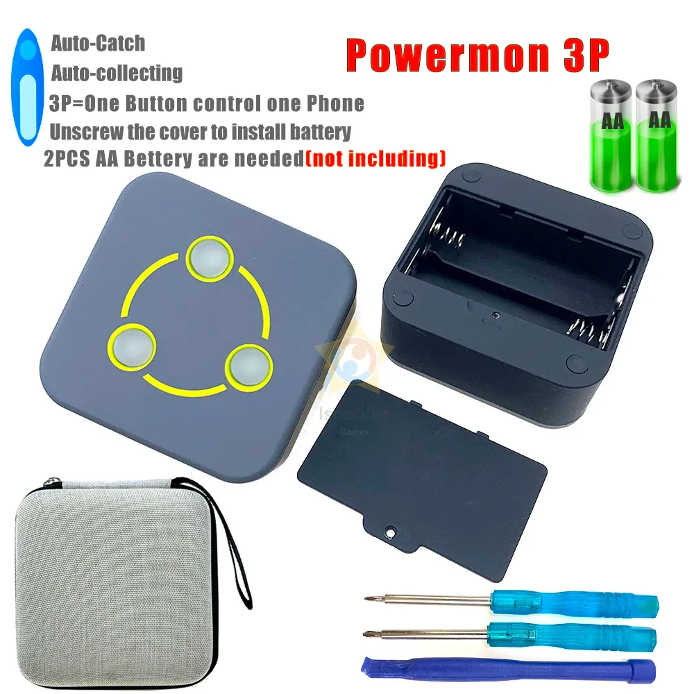 Accessories 1P 2P 3P BluetoothCompatible Device for Android IOS Phone Powermon For Powermon Go Plus Unscrew the Cover to Instal the Battery