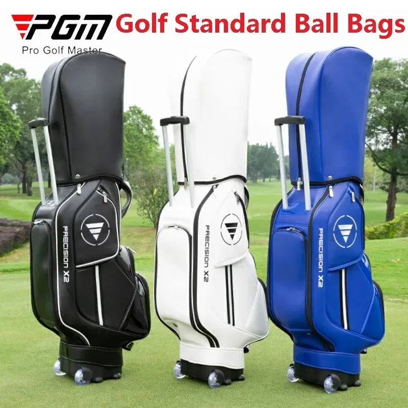 Sacchetti PGM Tie Rod Golf Baglie Standard Bags Waterproof PU Borse con pacchetto da golf multifunzionale portatile può mettere 13 club