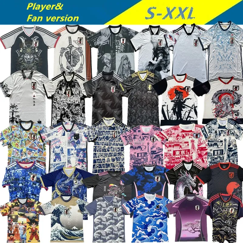 Japan Soccer Jersey Special One Piece Luffy Anime Concept Edition S,M,L