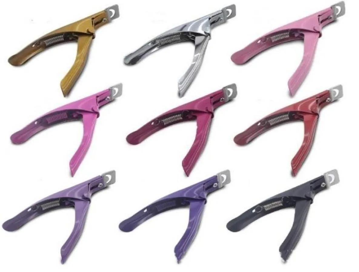 Godisfärger rostfritt stål 3way akryl UV gel falsk nagelspets Clipper Cutter Edge Cutter Tips Nail Professional6997480