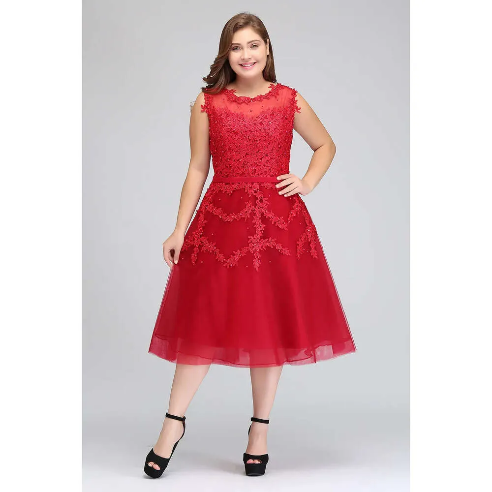 knee length party plus size red dress Wycnly Womens Dresses Wedding Guest Elegant Sparkly Mesh Patchwork Swing Plus  Size Tank Knee-Length Dresses Summer Solid V-Neck Sleeveless Formal Midi Dress  Red XXL