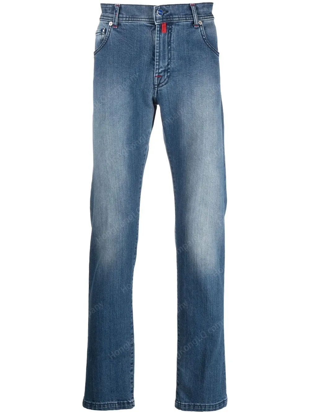 Designer jeans män kiton rak ben jeans casual vår höst långa byxor för man ny stil mjukgörare denim byxor