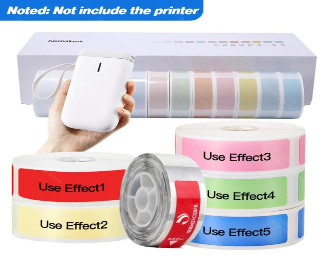 Mini Label Printer Paper Label Waterproof Antioil Prince Pure Color Scratch Resistent Sticker Paper D119553426
