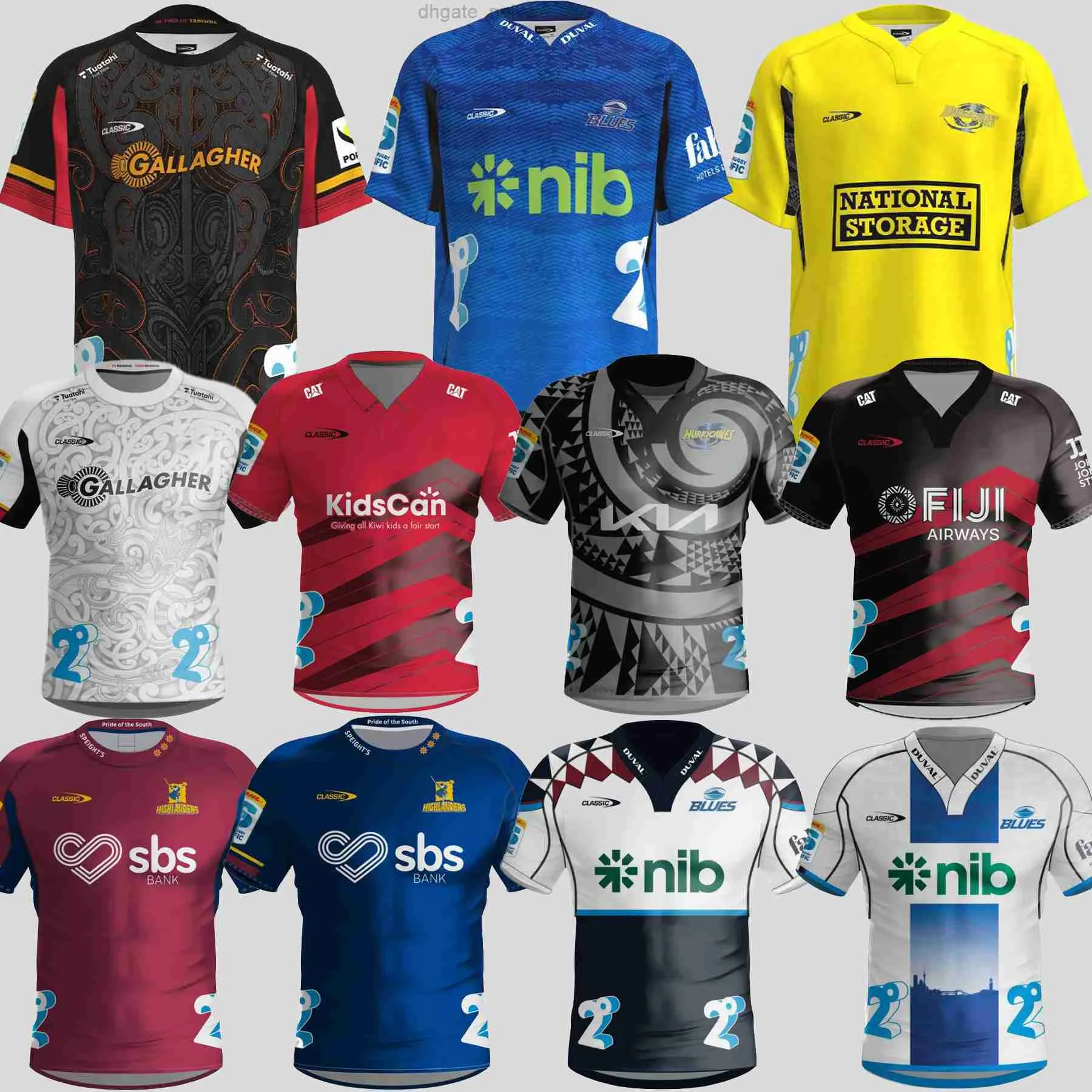 2024 Blues Highlanders Rugby Jerseys 24 25 Crusadeses Home Away Away Hurricanes Heritage ChiefSes Super Size S-5XL Camisa