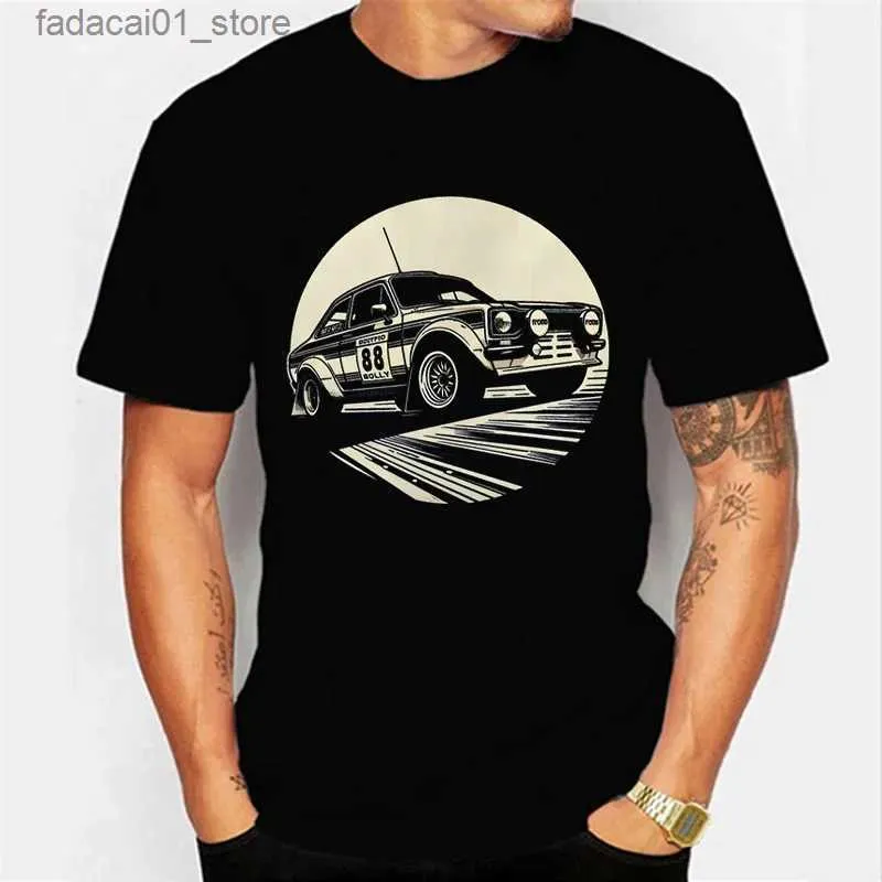 T-shirts masculinos no verão de 2014 Carros do grupo B Impresso para homens de manga curta Camisetas roupas casuais casuais de hip-hop moda moda ao ar livre e tops q240426