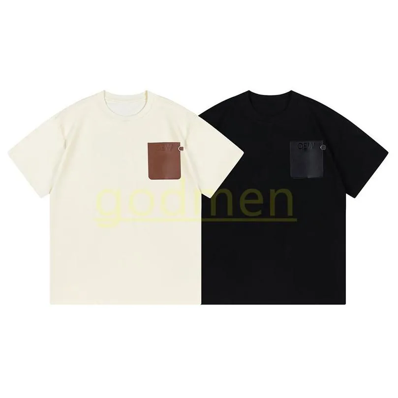 Herren T-Shirts Modemarke T-Shirt Sommer Kurzarm Tees Männer Damen Baumwolltops Größe XS-L Drop Lieferbekleidung Kleidung Polos OTGJ6