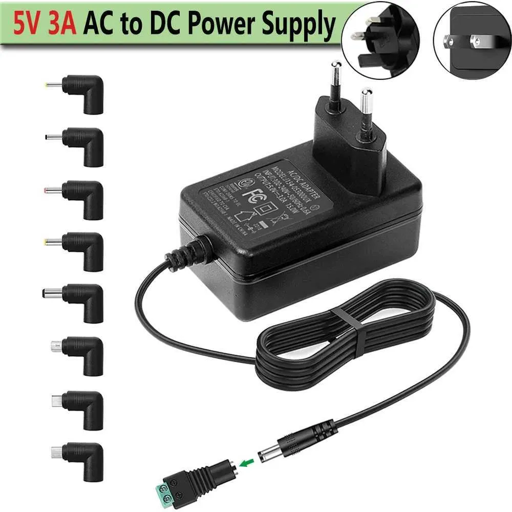 BreastPumps 5V 3A Charger AC tot DC -adapter Geschikt voor 5V BELVIC PI 4 Borstpomp Hello Baby Monitor Sony Bluetooth -luidspreker Samsung Galaxy Tablet 24042444