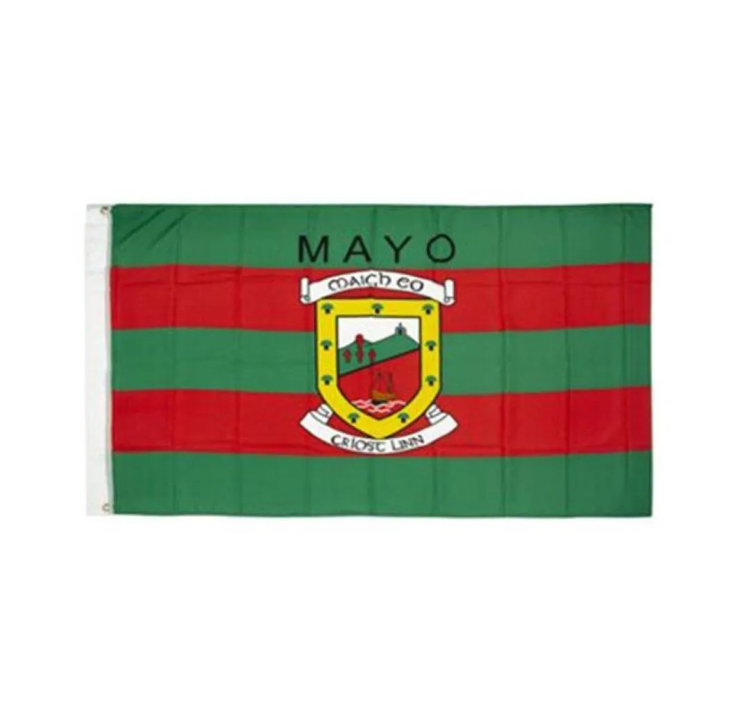 Mayo Ireland County Banner 3x5 FT 90x150CM State Flag Festival Party Prezent 100d Poliester Indoor Printed Selfed77777814