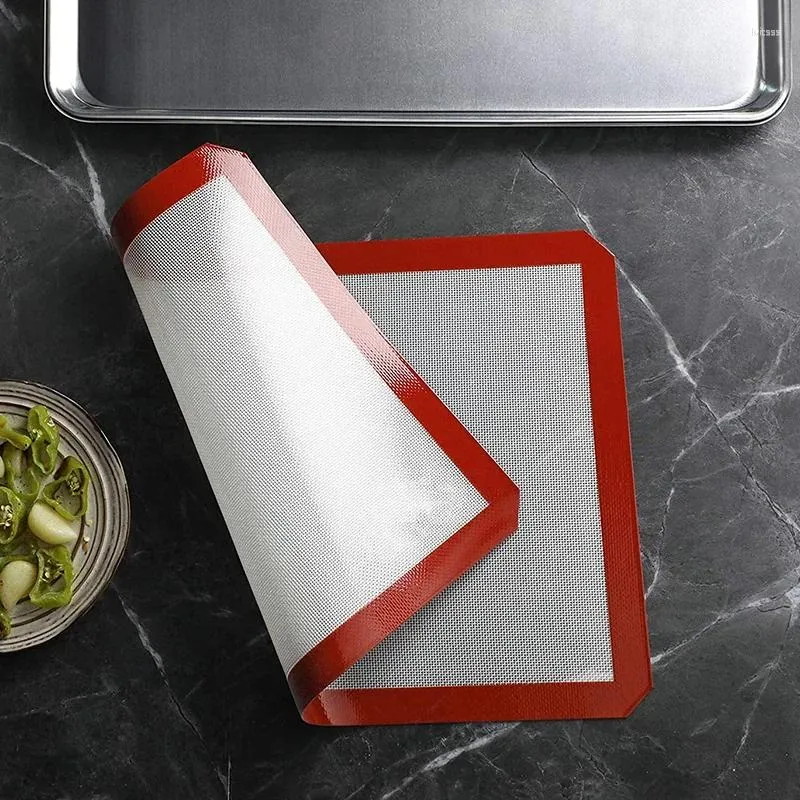 Bakningsverktyg Silikonmatta för cookie ark icke -stick professionell klassfoderark