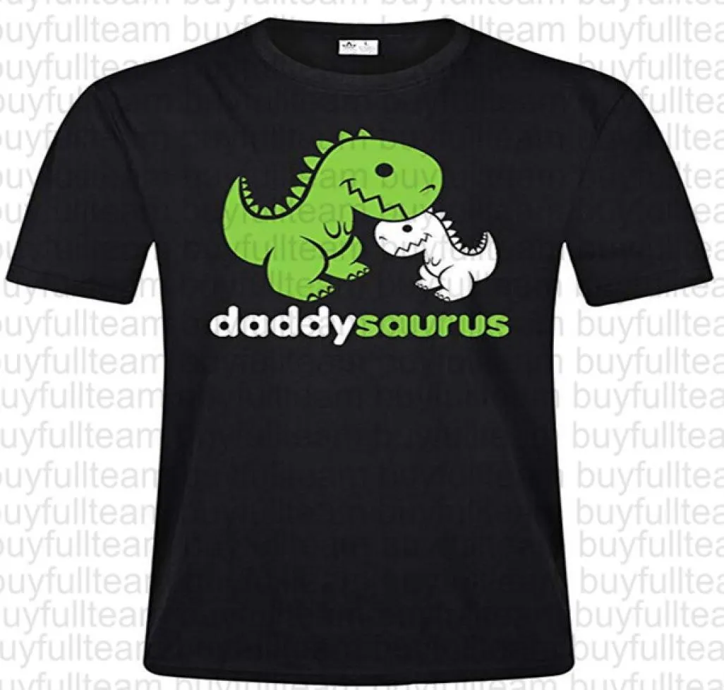 Daddysaurus t Rex Mens Black Sleeves Shorts Tops Fashion Round Neck T-Shirts SIZE S M L XL 2XL 3XL8698211