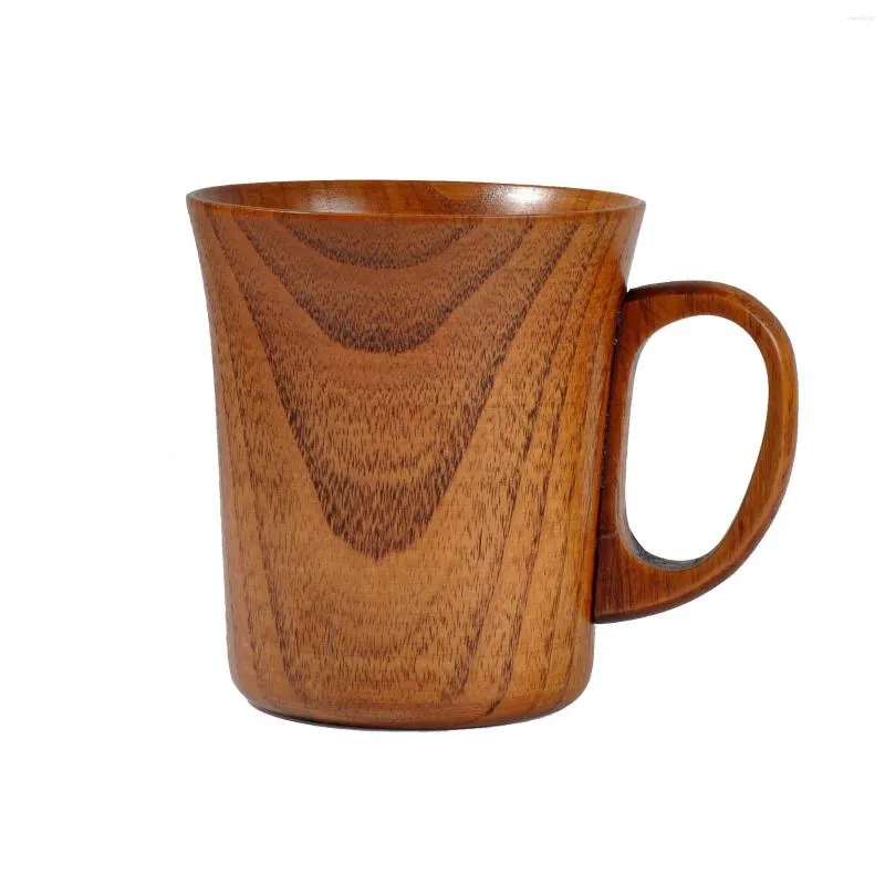 Becher Holz Tasse Holzfarbe handgefertigt Naturholz Kaffee Tee Biersaft Milch Tasse Effiziente und langlebige Hausmöbel 2024