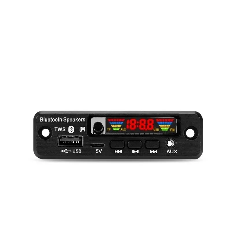 Bluetooth 5.0 MP3 Decoder Board Car MP3 Player USB TF FM Radio Audio ...