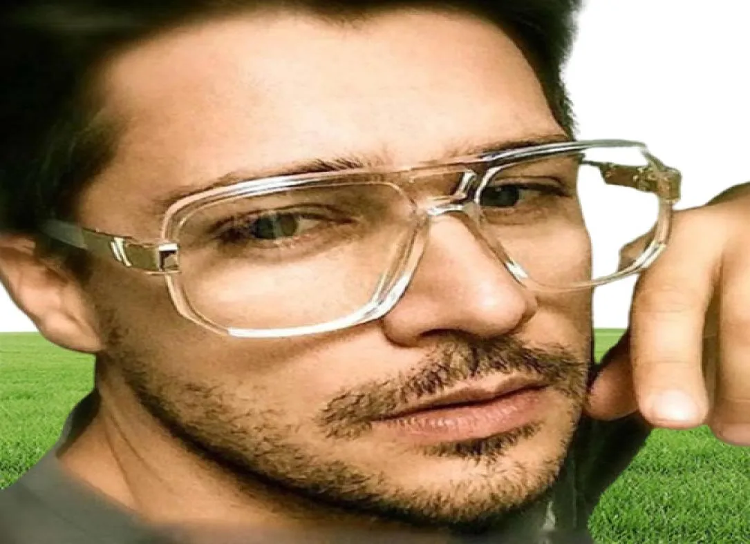 Mens كبير الحجم الأزياء النظارات الشمسية عتيقة مصممة العلامة التجارية Men Sun Glasses Square Frame Lradient UV400 Shades3177331