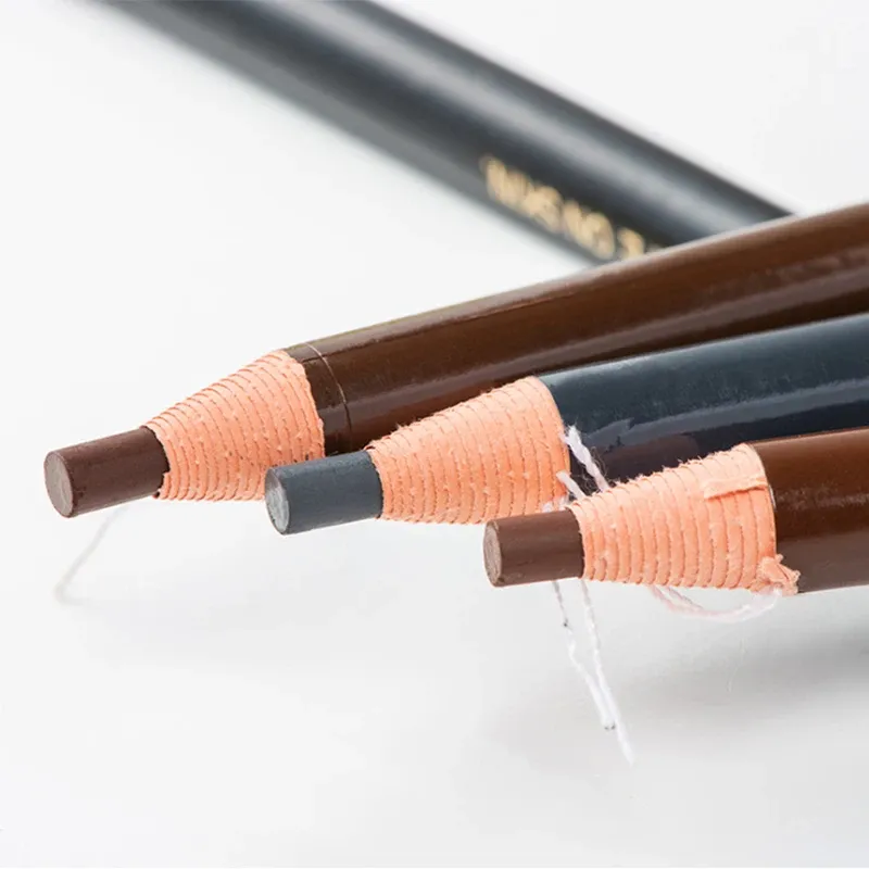 Wzmacniacze 12PCS 1818 Odrywanie ołówka z brwi długotrwały wodoodporność dla kosmetycznego barwnika ołówek do brwi