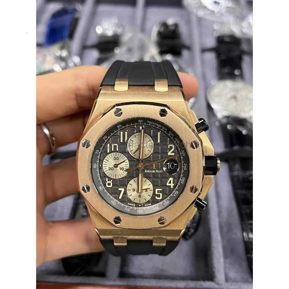 Piquet Luxury Designer Audemar Watches Apsf Royals Oaks Wristwatch Coupon New Epic Automatic Mechanical Men's Watch AudemarrsP Waterproof Stainless Steel