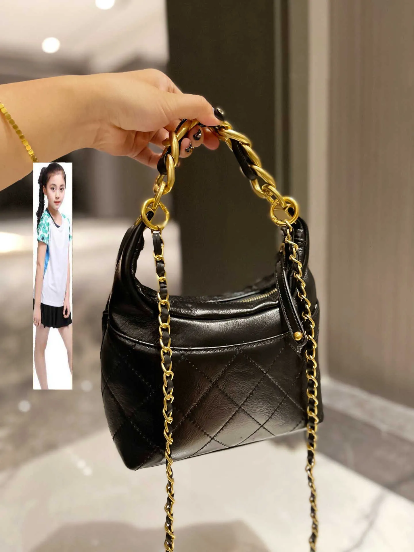 حقائب الأطفال CC Bag Wallets 5A مصمم أزياء S Women Luxury Leather Crossbody Counter Classical MSENGER COTTER COTTER