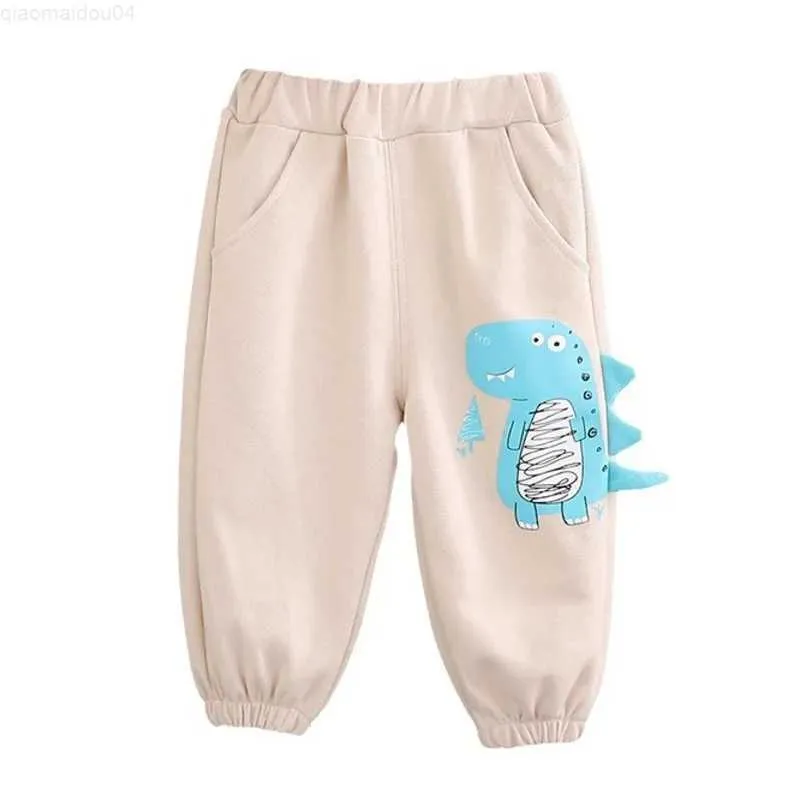 Trousers New Spring Summer and Autumn Baby Girl Clothing Childrens Boys Cartoon Pants Childrens Trousers Childrens casual cotton clothing Baby sportswearL2404