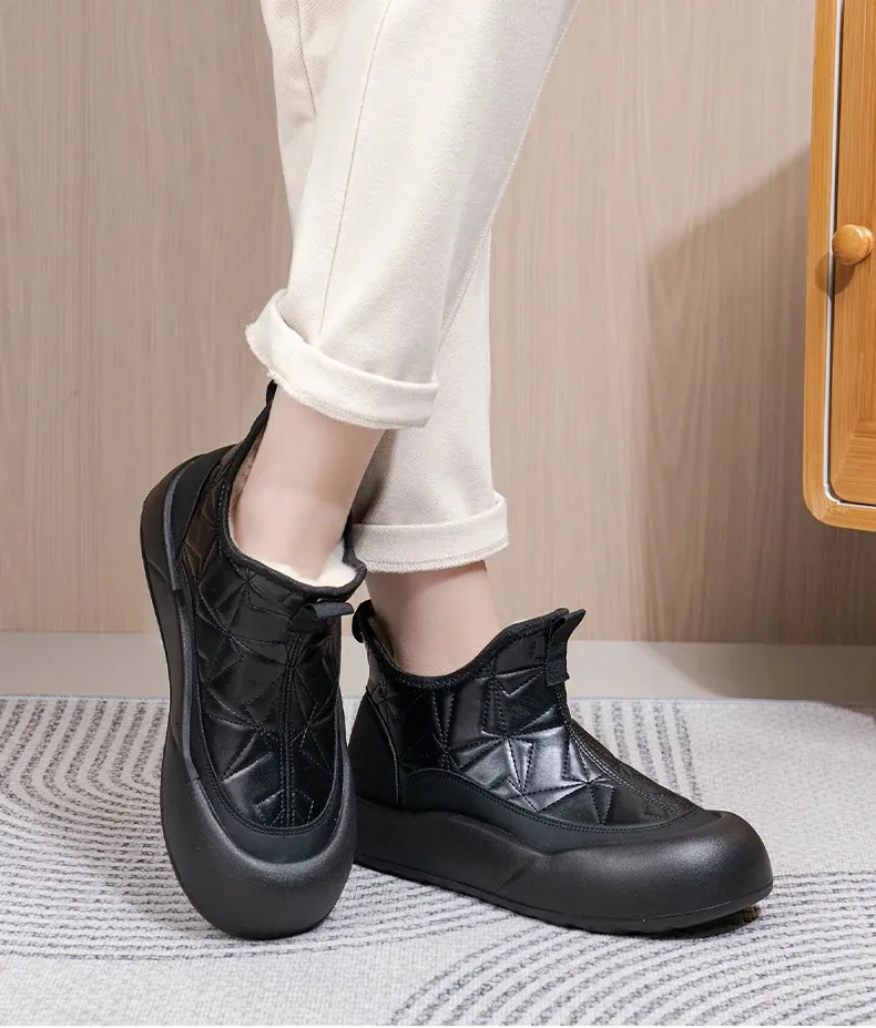 Winter platform snowboots dames warm gevoerd waterdichte schoenen_voghion.com