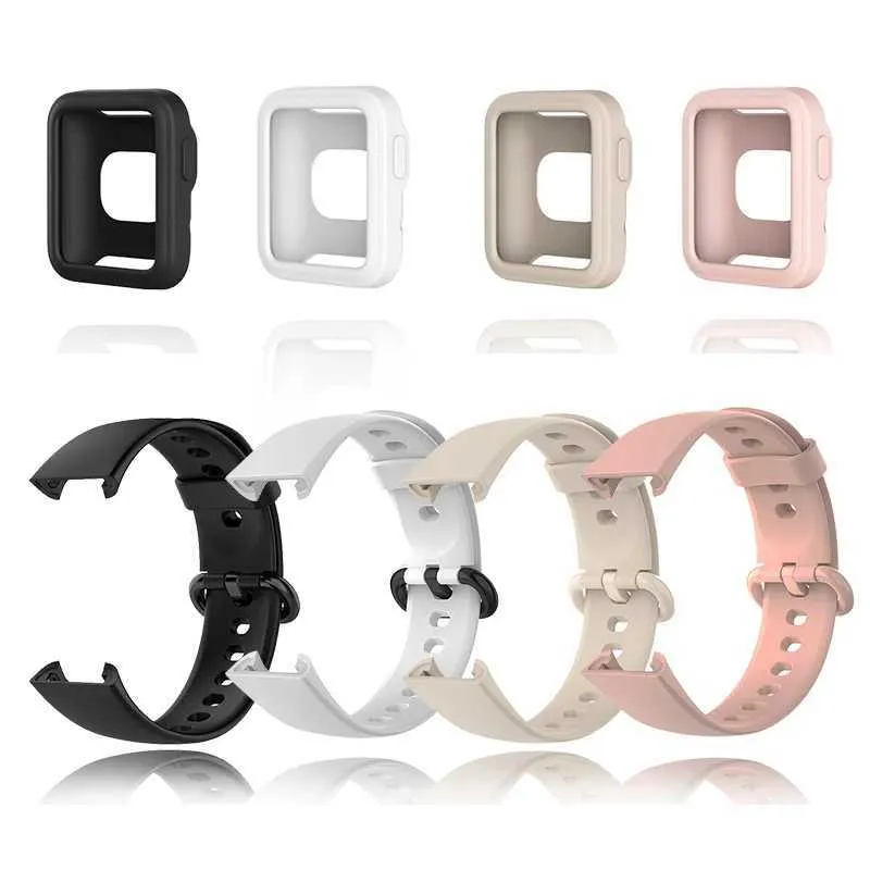 Assista Bands Silicone tira adequada para Xiaomi Relógio 2 tira Lite com pulseira de caixa macia pulseira Redmi Redmi Mi PoCo Bracelet 240424