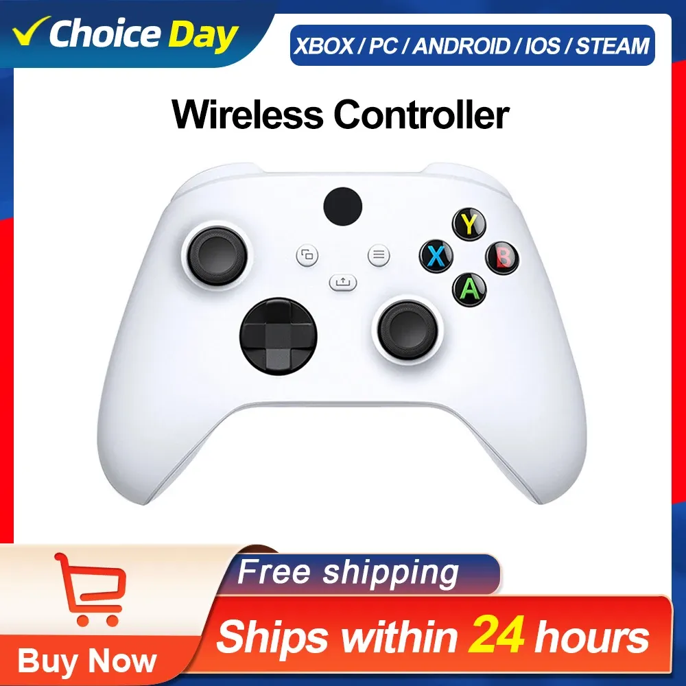 Spelare Wireless Controller för Xbox One Xbox Series S X Joystick Gamepad Microsoft Bluetooth Game Console Accessories PC Android iOS