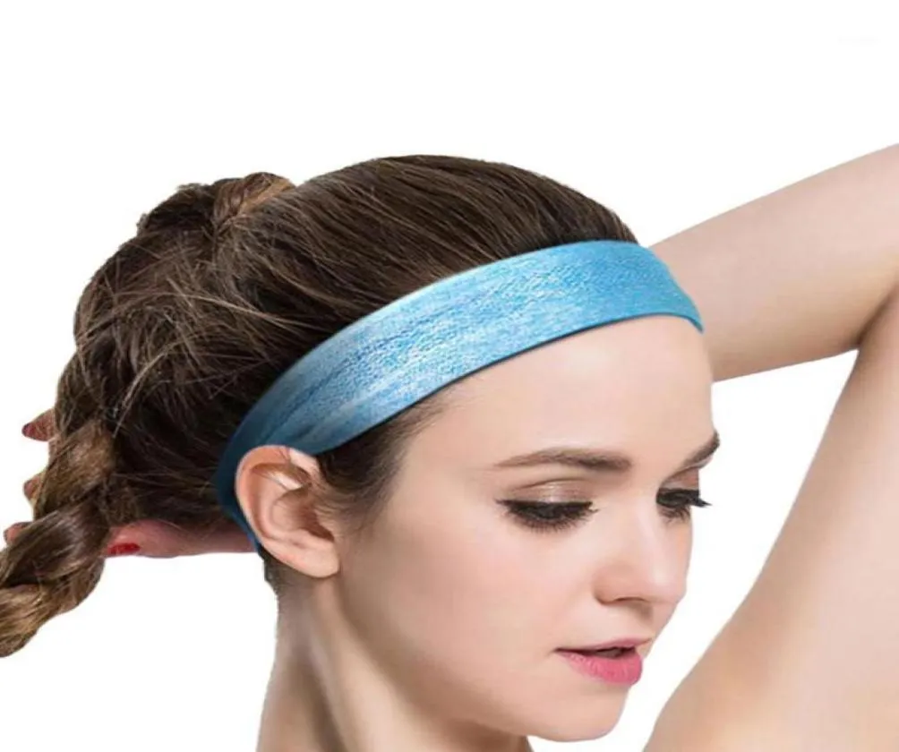 Treino de vestuário de ginástica Bandas para a cabeça para mulheres não Silp Bandas de umidade Wicking Bandas de cabelo seco rápido Yoga Running Sport11330356