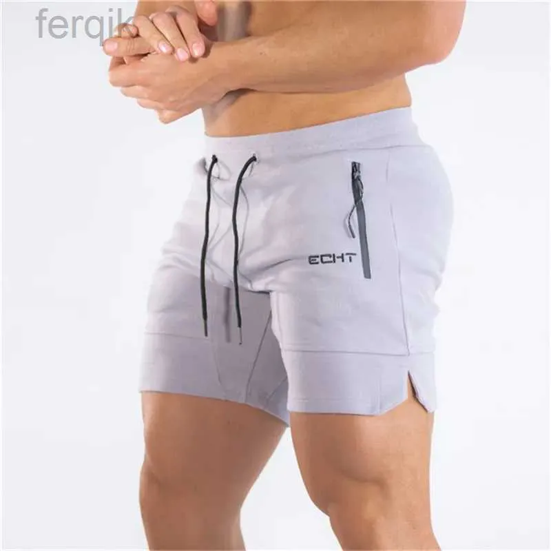 Men's Shorts 2024 new Sports Shorts Men Beaching Shorts Zip pocket Trousers Bodybuilding Sweatpants Fitness Jogger Running Gyms Men Shorts d240426