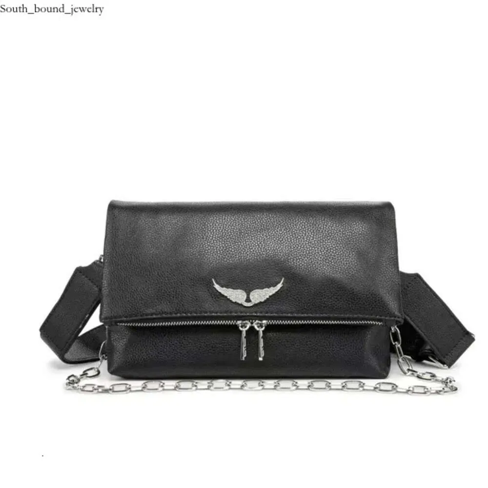 Zadig Voltaire Bag Umhängetaschen Frauen Luxus Crossbody Tasche Pochette Rocky Bag Schulterflügel Erhöhen