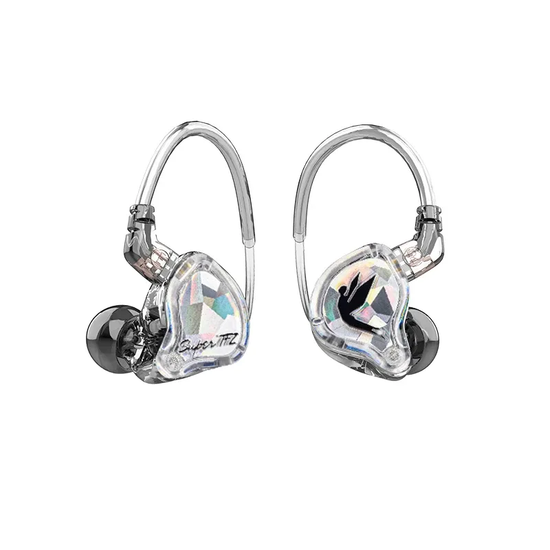 Écouteur tfz / supertfz mylove2022 édition spéciale casque transparent coloré hifi câblé dans l'oreille