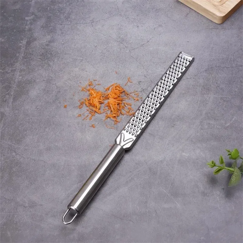 Cheese Grater Stainless Steel Lemon Zester Citrus Ginger Garlic Grater Vegetable Fruit Grinder Handheld Cheese Grinder