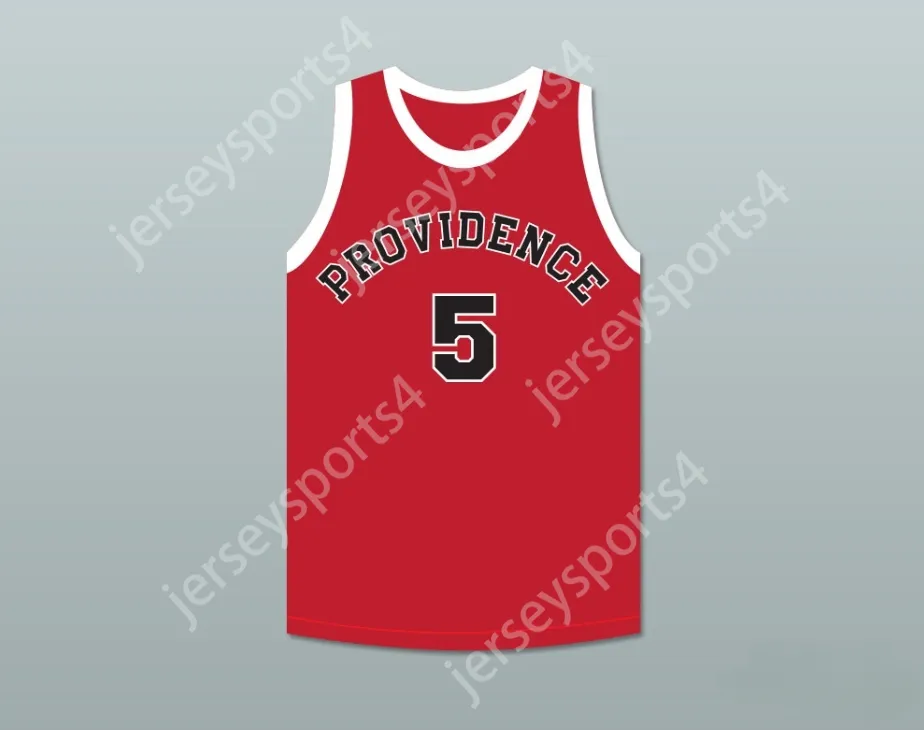 Custom Nay Mens Youth/Kids Kenny Sailors 5 Providence Steamrollers Red Basketball Jersey 2 S-6xl cuciti più alto