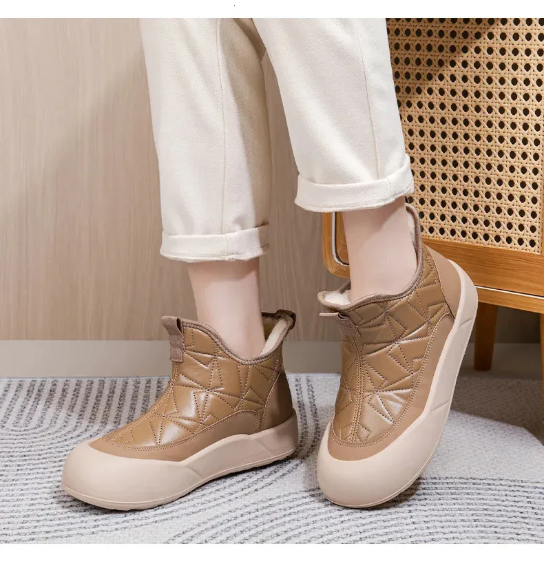 Winter platform snowboots dames warm gevoerd waterdichte schoenen_voghion.com