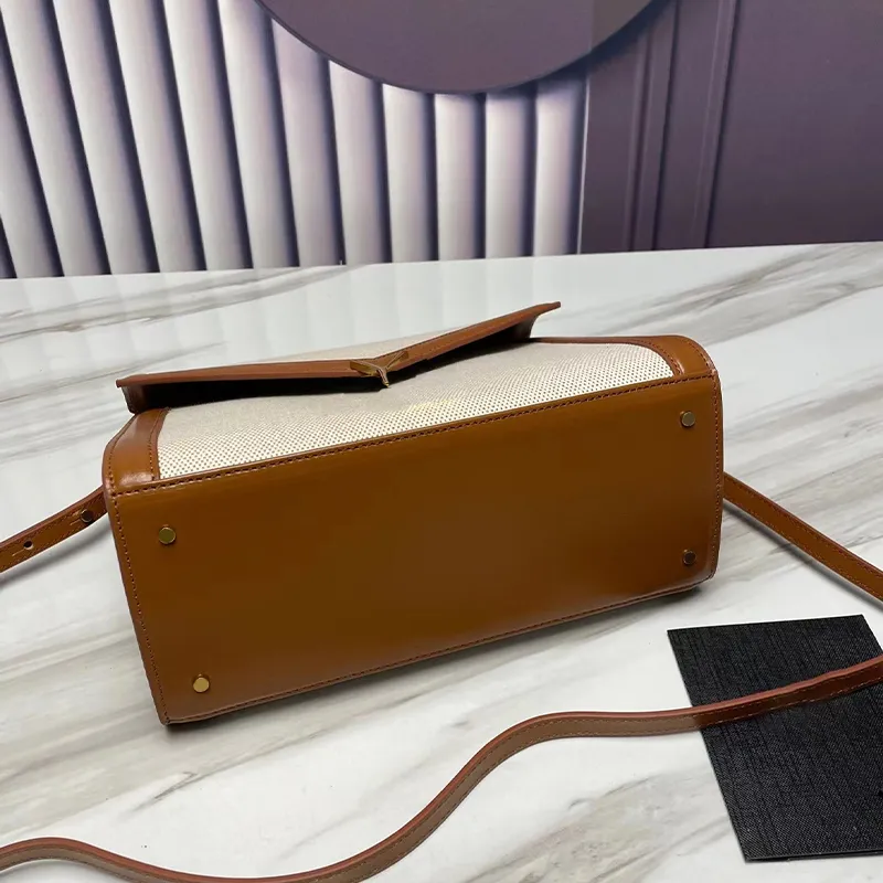 Torebki designerskie torby luksusowe torba na ramię importowane skórzane patchwork crossbody torba vintage koperta mody mody obrotowa blokada teczka fabryczna hurtowa torba na damę