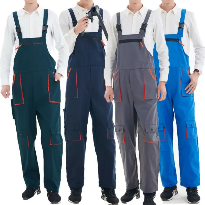 Macacão primavera de outono de outono novo pintores masculinos macacão Coverlls Dungarees Men Bib e Brace Work Engineers Macicles