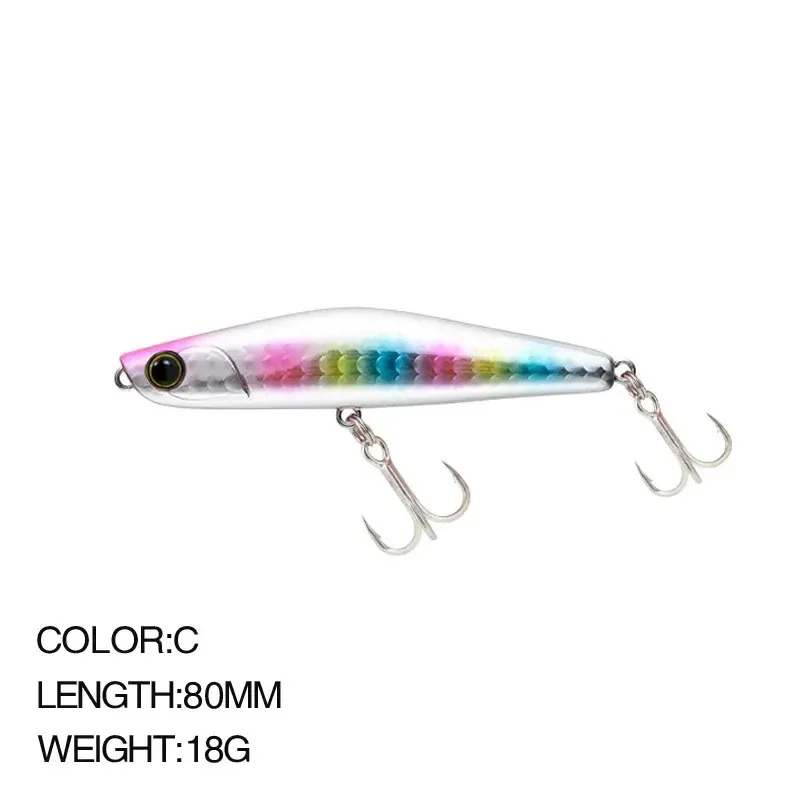 Fish New Fishing Lure Seting Pencil 80mm 18g Bait Wobbler Minnow Quality Fishing Lures Carpa