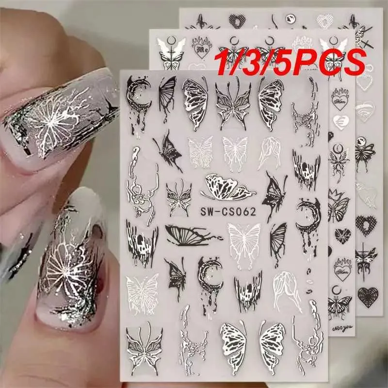 Tatoo Transfer 1/3/5pcs Realistyczny kwiat oka Tymczasowe tatuaże dla kobiet dorosłych Rose Motyl Mała Fake Tatuaż naklejka 3D Waterproof 240427