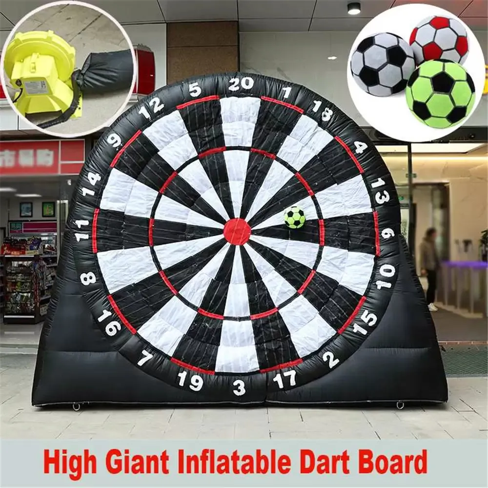 5MH (16.5 pies) con 6balls Dartboard Juego de Dartboard Sports Set Fútbol Target Dart Darts para entretenimientos