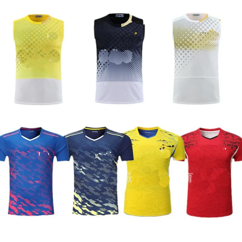 2024New Badminton Jersey Collection pour les hommes et les femmes pour enfants à manches courtes à manches courtes