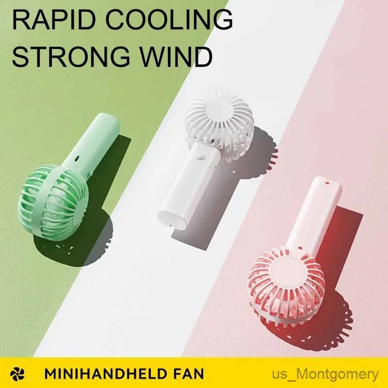 Electric Fans Mini Handheld Fan Battery Operated Small Personal Portable Speed Adjustable USB Rechargeable Fan Powerful Eyelash Fan