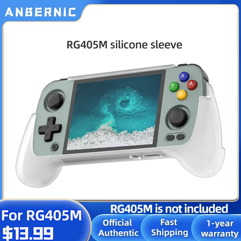 Accessori ANBERNIC Grip compatibile con RG405M Copertura silicone Copertura Ergonomica Guida MultiPort Design Design non slip