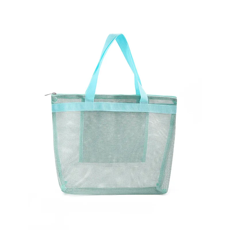 Nouveau sac de plage en maille de voyage de voyage de voyage de rangement de bain de rangement des vêtements de séparation sèche et humide Sac de lavage de sortie