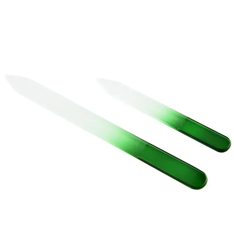 Professional Glass Nail File Buffer With Case For Art Tips, Pedicure ...