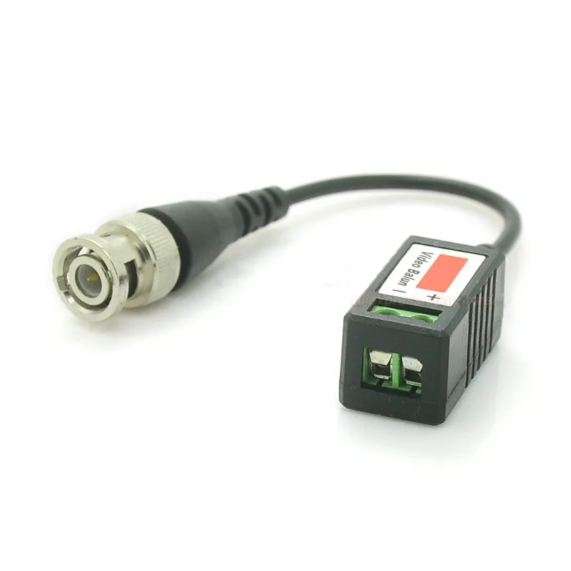 Anpwoo UTP Video passivo Balun Cat5 BNC Cavo maschio Coppia intrecciata CCTV CCTV