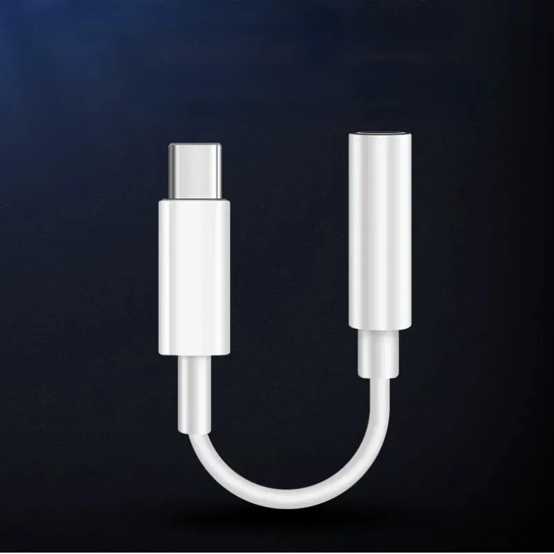 USB C ~ 3.5 mm Xiaomi Samsung 용 헤드폰 어댑터 C 유형 3.5 Samsung Note10 용 잭 헤드폰 오디오 보조 케이블