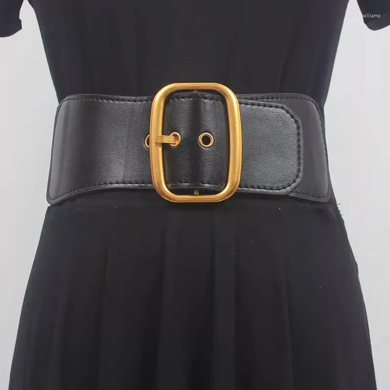 Belts Womens Fashion Genuine Leather Narrow Cummerbunds with  display picture 3