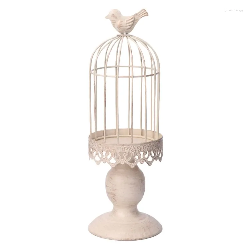 Bougeoirs Drop Wholsale Metal Bird Cage Holder Tealight Bandlestick Hanging Lantern Decor Gift 25 août
