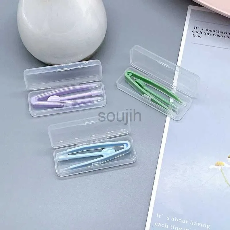 Contact Lens Accessoires Handige applicator Tweezer Set Case Box Stick SUCTIE SUCTIER Remover Eyewear D240426