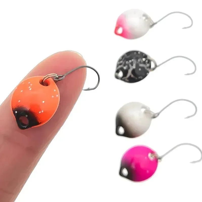 Multicolor 1.4cm 1.8g Mini Spoon lure Hard Bait Spinnerbait Isca Artificial Pesca Wobblers Fly Fishing Tackle