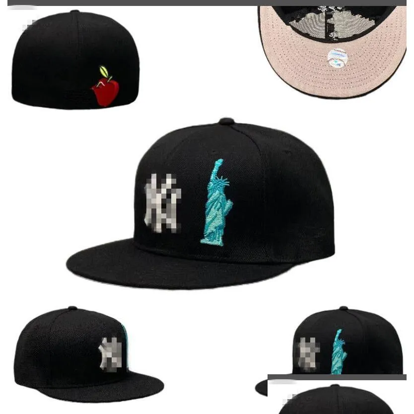 Caps Hats Mens Baseball Yankees Tamanho do Snapback World World World Hip Hop Sox Sport Chapeau Gray Stitch Heart Love Hustle Flo Ot19s