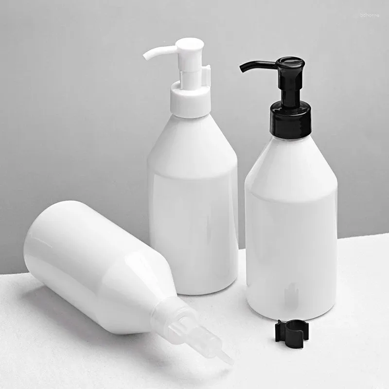 収納ボトル300ml x 20空のプラスチックボトルクレンジングオイルポンプ用バスルーム用液体ソープエッセンシャルオイルローションディスペン